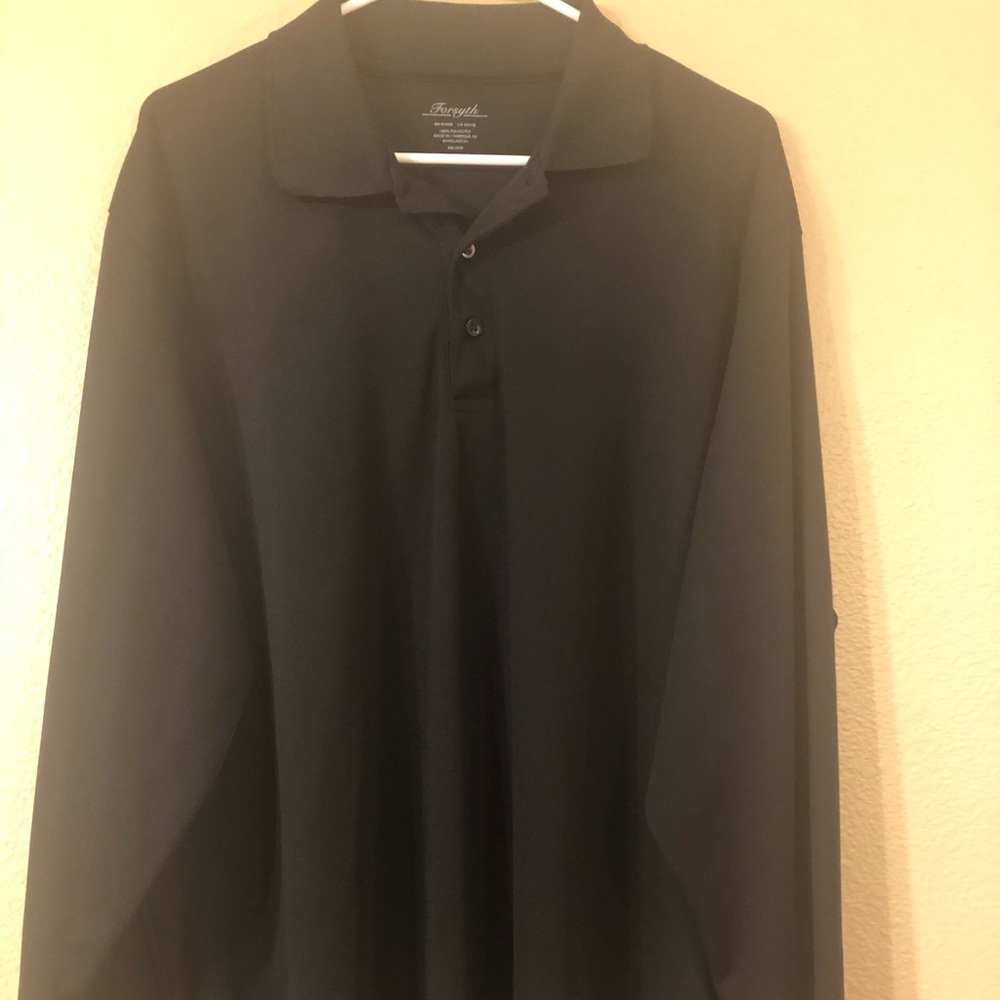 Men’s long sleeve polo